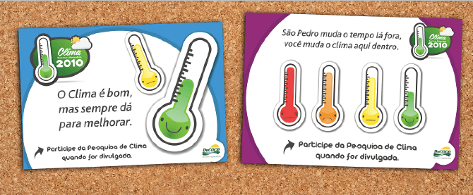 Cartaz de pesquisa de clima organizacional