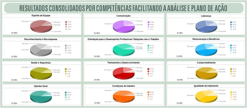 Resultados por competências e plano de ação